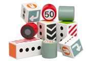 Traffic Wooden Blocks 7 pcs. set